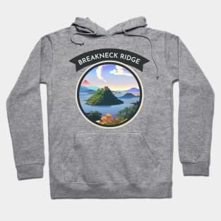 Retro Vintage Breakneck Ridge with Capturing the Beauty of Nature Rainbow Hoodie